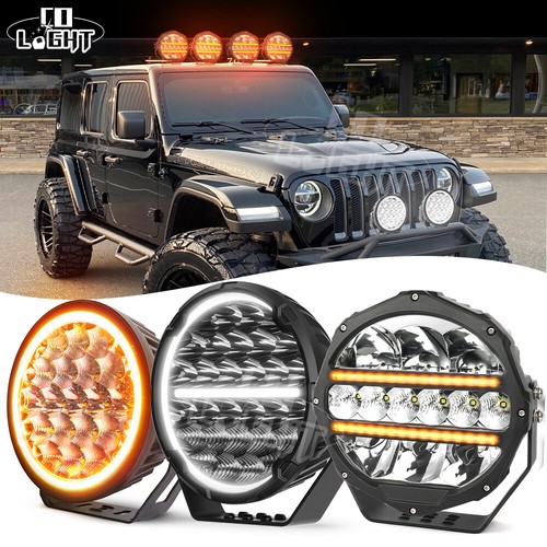 Round full led driving - 7",