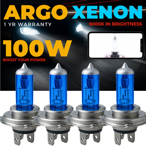 Headlight bulbs xenon - h4,