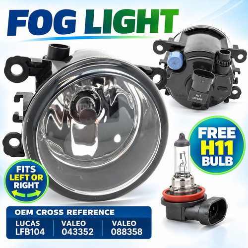 Left right front fog spot - right,
