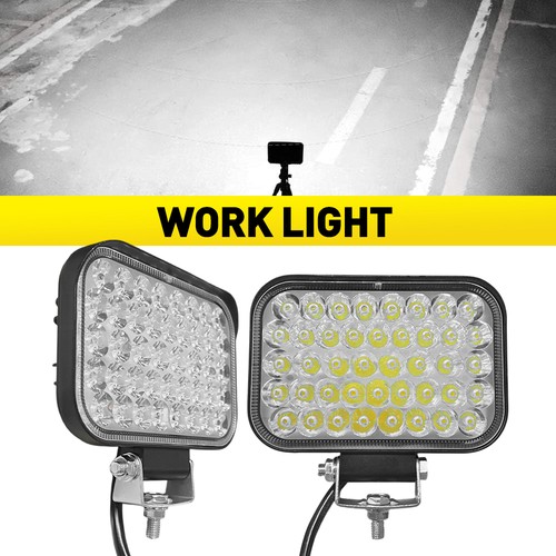 Square led work lights - lights, bar